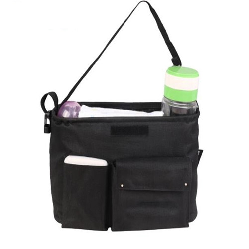Popular Super Soft Washable Travel Baby Stroller Organizer With Cup Holders