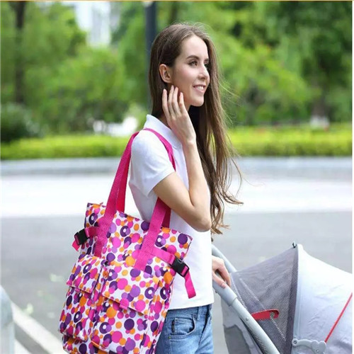 Fashion New mother baby diaper organizer travelling shoulder bag