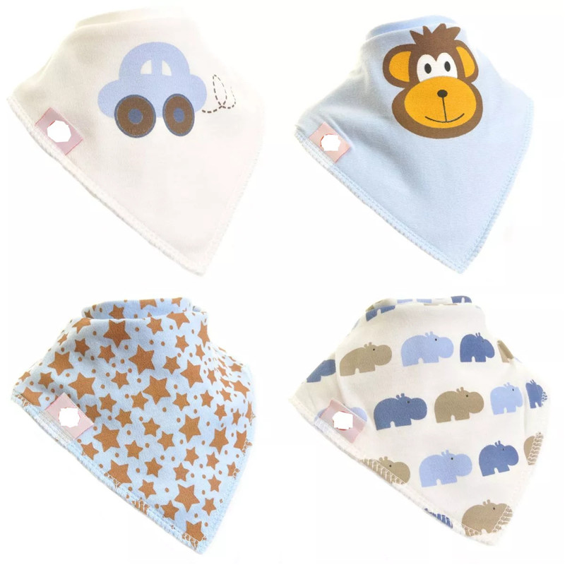 High quality and affordable cute 100 percent cotton terry towel fabric baby bib bandana
