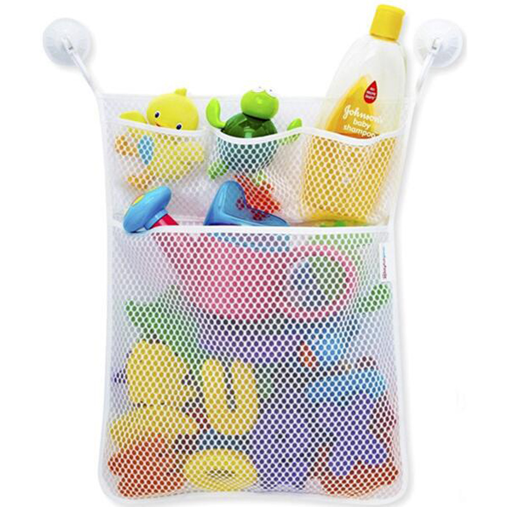 Baby Tub Storage Bin Mesh Bath Wall Hanging Toy Organizer