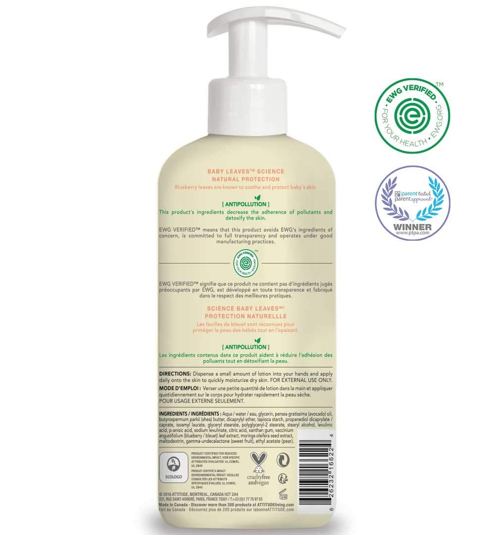 Baby Leaves, Hypoallergenic Body Lotion, Pear Nectar, 16 Fluid Ounce